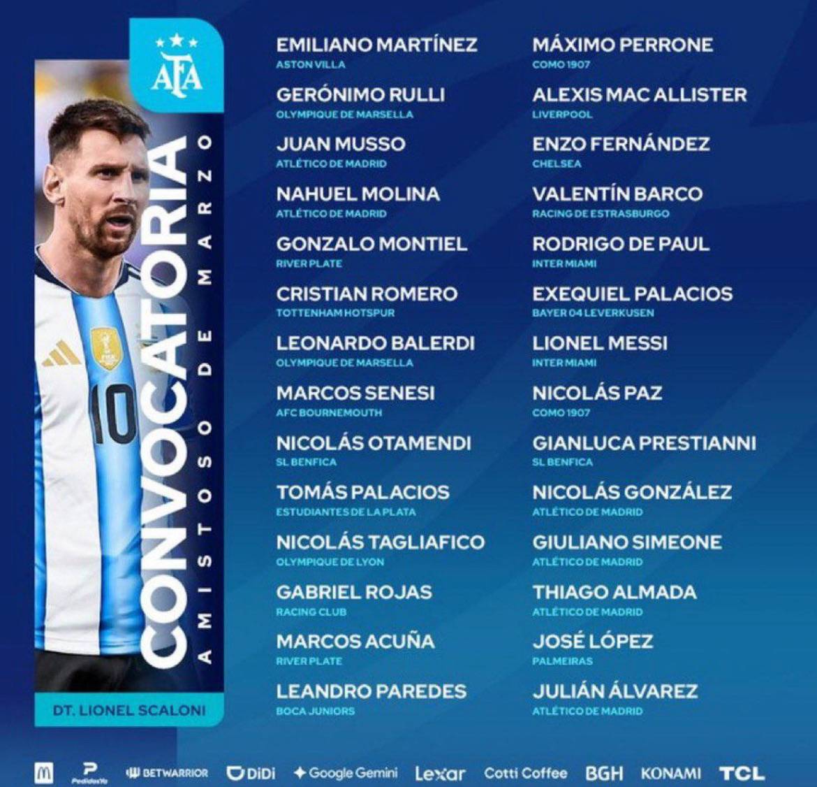 ๐ฆ๐ท Enzo Fernandez named in the Argentina squad for the upcoming national team games.
#CFC | #Chelse...
