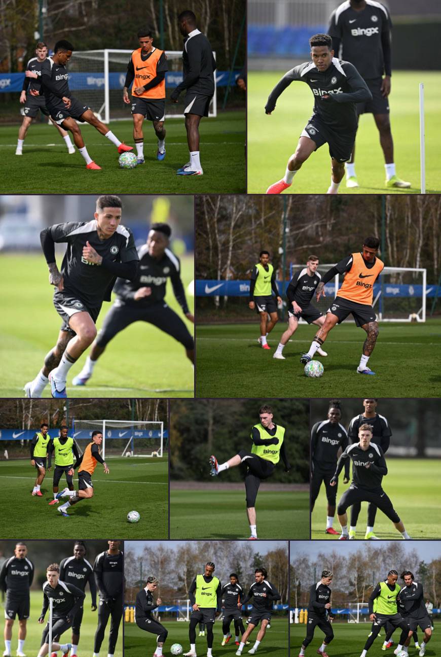 ๐ธ Today's training session ahead of Everton clash! ๐ช๐ต (1/3)
#CFC | #Chelsea | #EVECHE
๐ฒ @CFC_...