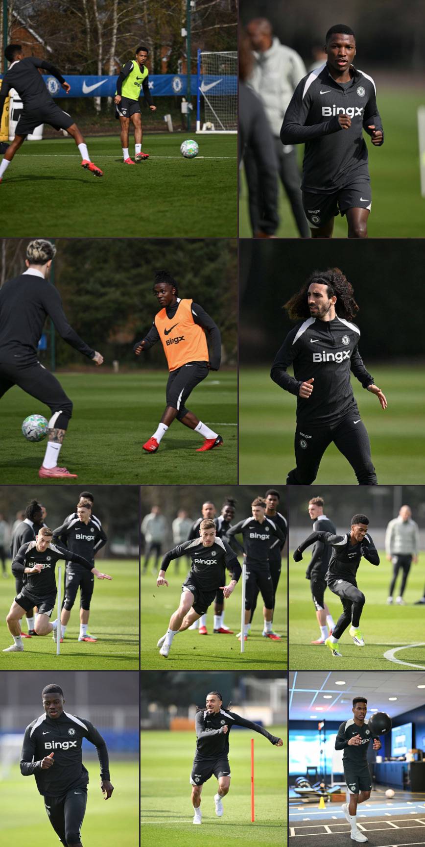 ๐ธ Today's training session ahead of Everton clash! ๐ช๐ต (2/3)
#CFC | #Chelsea | #EVECHE
๐ฒ @CFC_...