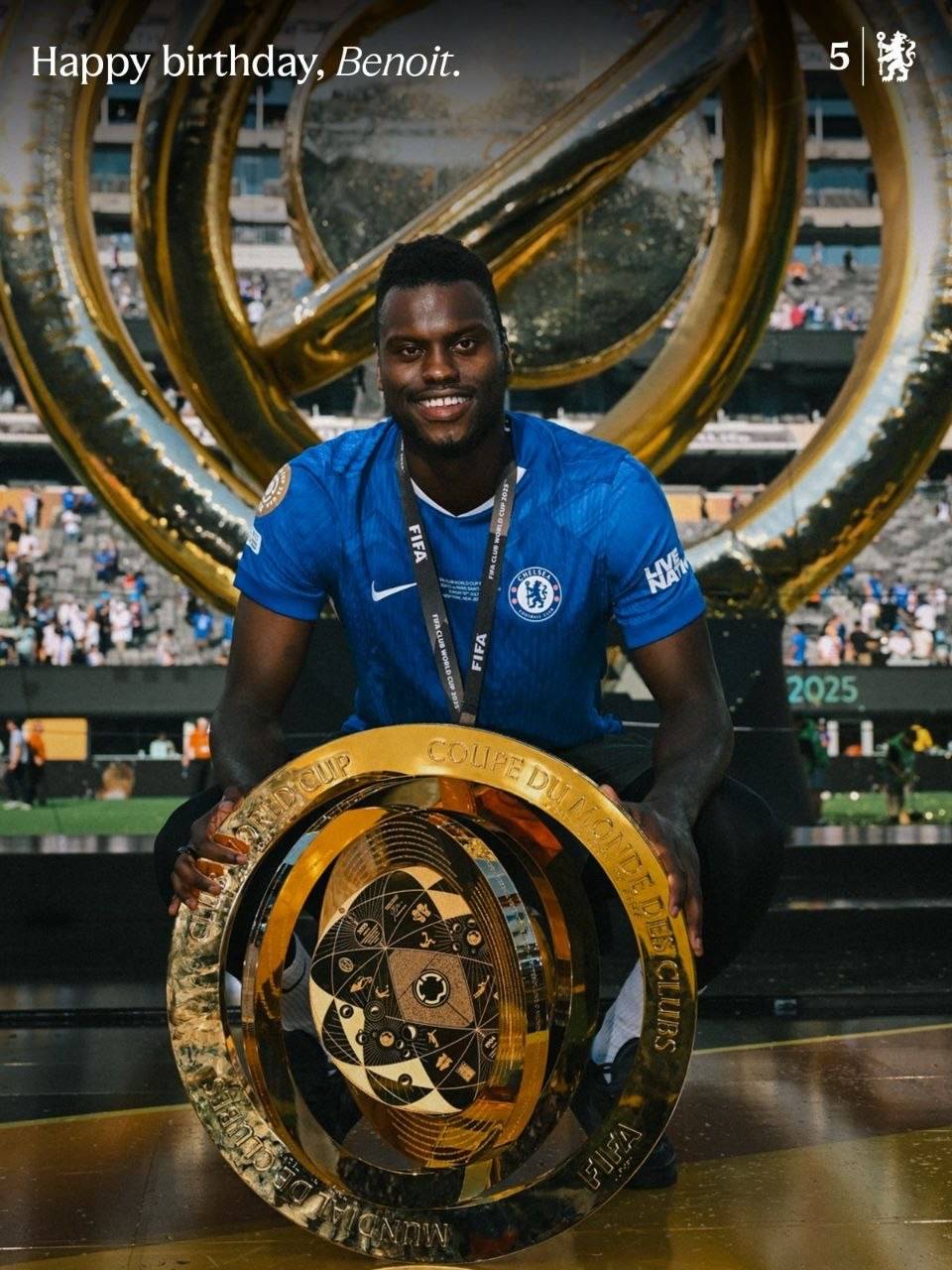 Happy 25th birthday, Benoit! ๐
#CFC | #Chelsea
๐ฒ CFC_ChelseaFC