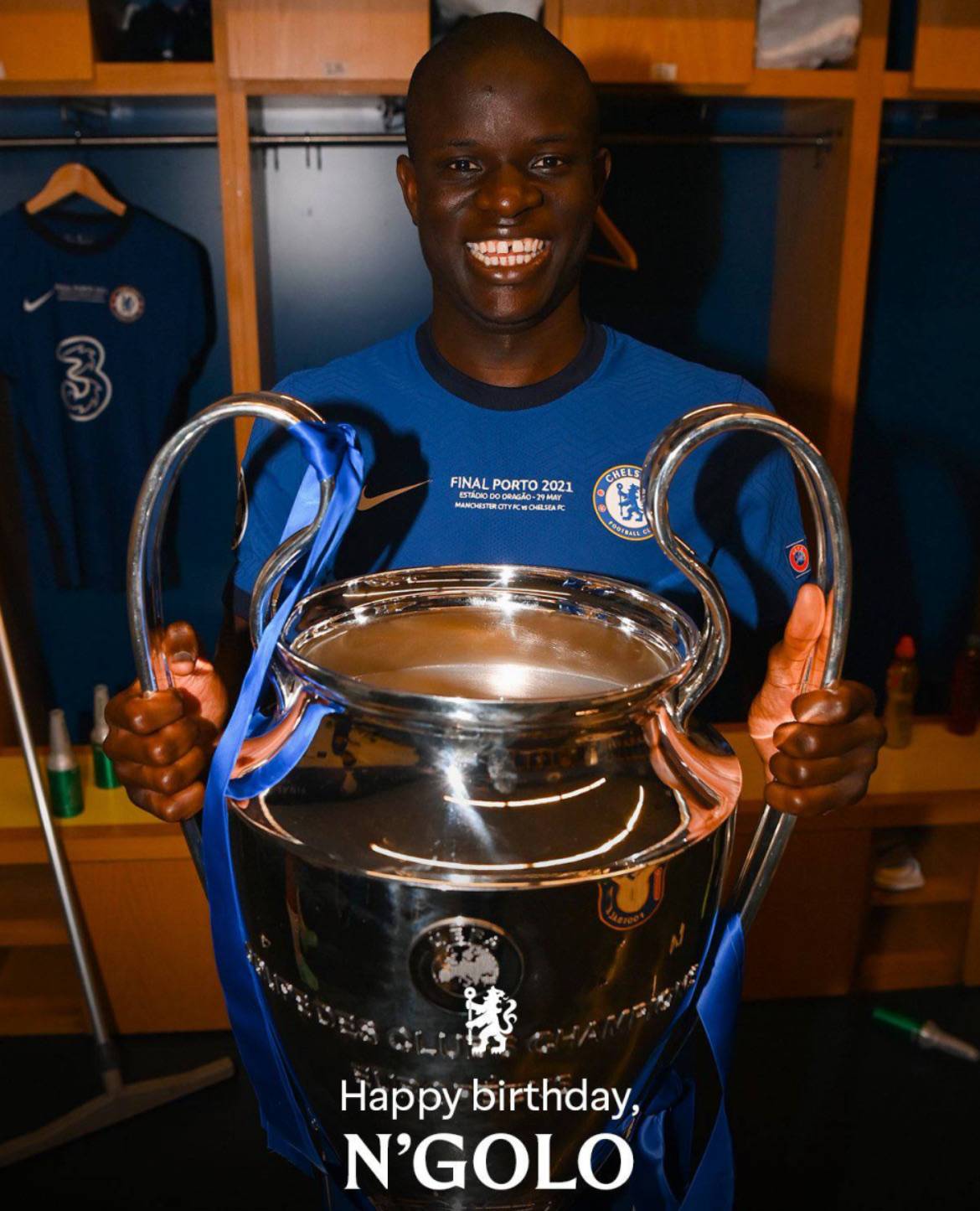 Happy 35th birthday, N'Golo Kante! ๐
#CFC | #Chelsea
๐ฒ @CFC_ChelseaFC