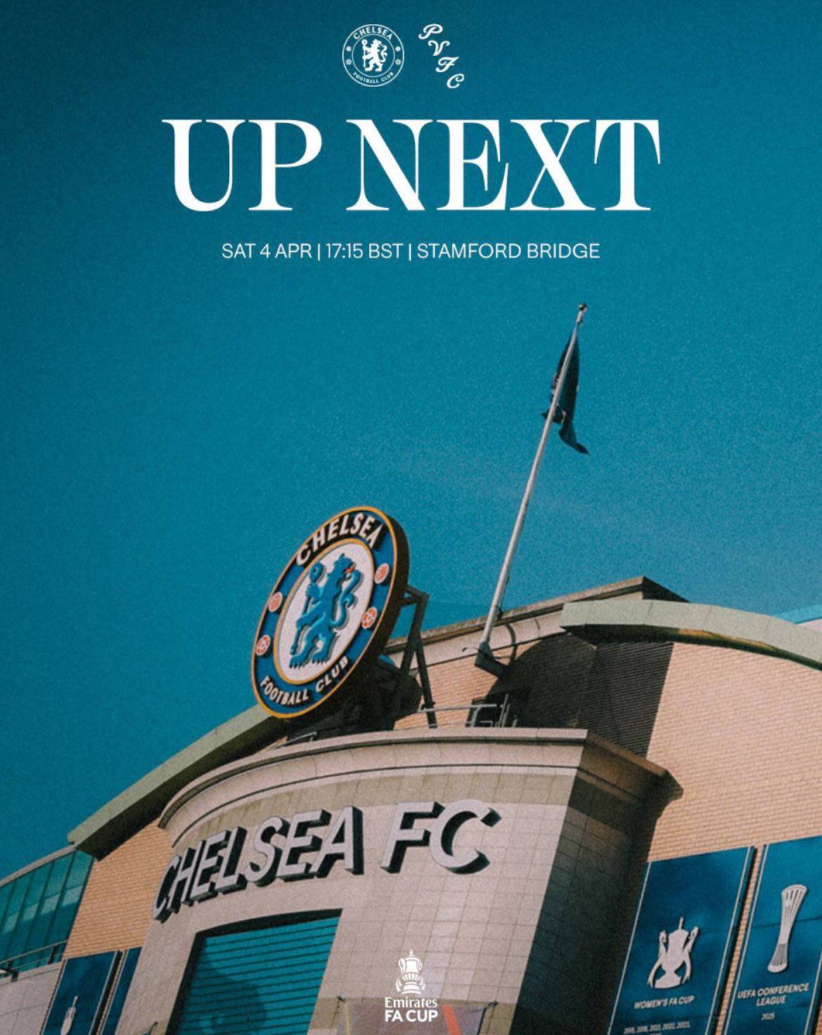 The Blues return to action this week as we welcome Port Vale to Stamford Bridge. ๐
#CFC | #Chelsea...