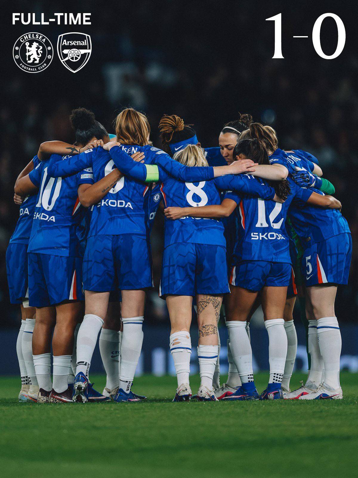 Our Champions League campaign comes to an end.
#CFC | #Chelsea | #CFCW
๐ฒ @CFC_ChelseaFC