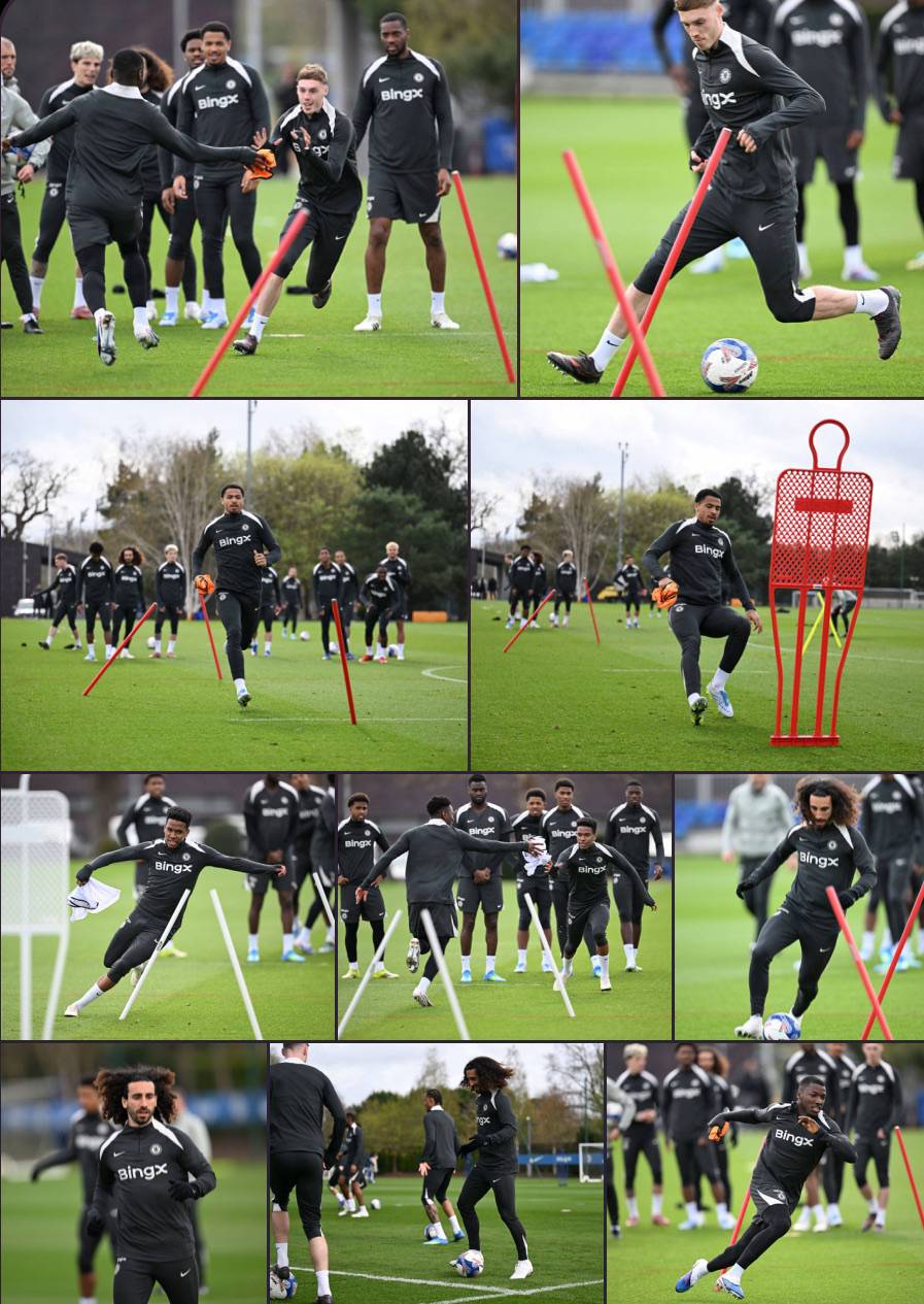 ๐ธ Today's training session ahead of Port Vale clash! ๐ช๐ต (1/3)
#CFC | #Chelsea | #EmiratesFACup...