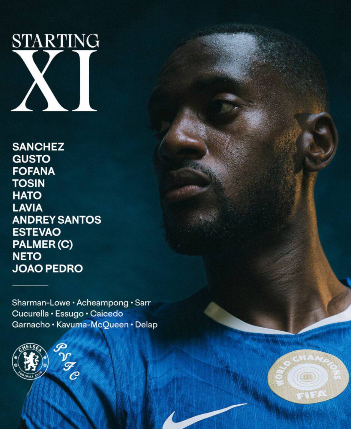 Your Chelsea team news today! โ
#CFC | #Chelsea | #EmiratesFACup
๐ฒ @CFC_ChelseaFC