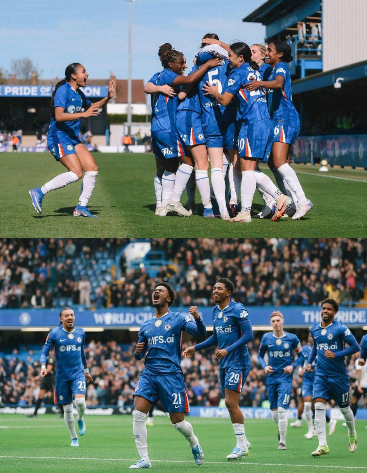 Semi-final spots secured. ๐
A winning weekend for the Chels. ๐
#CFC | #Chelsea | #CFCW
๐ฒ @CFC...