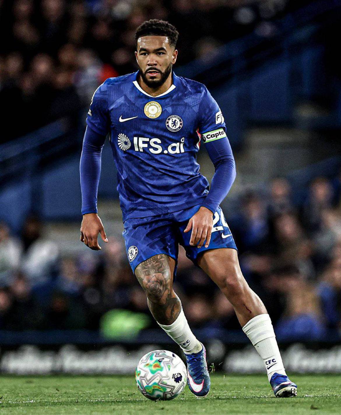 Reece James' recovery from a hamstring injury is on track and the Chelsea captain is not in danger o...