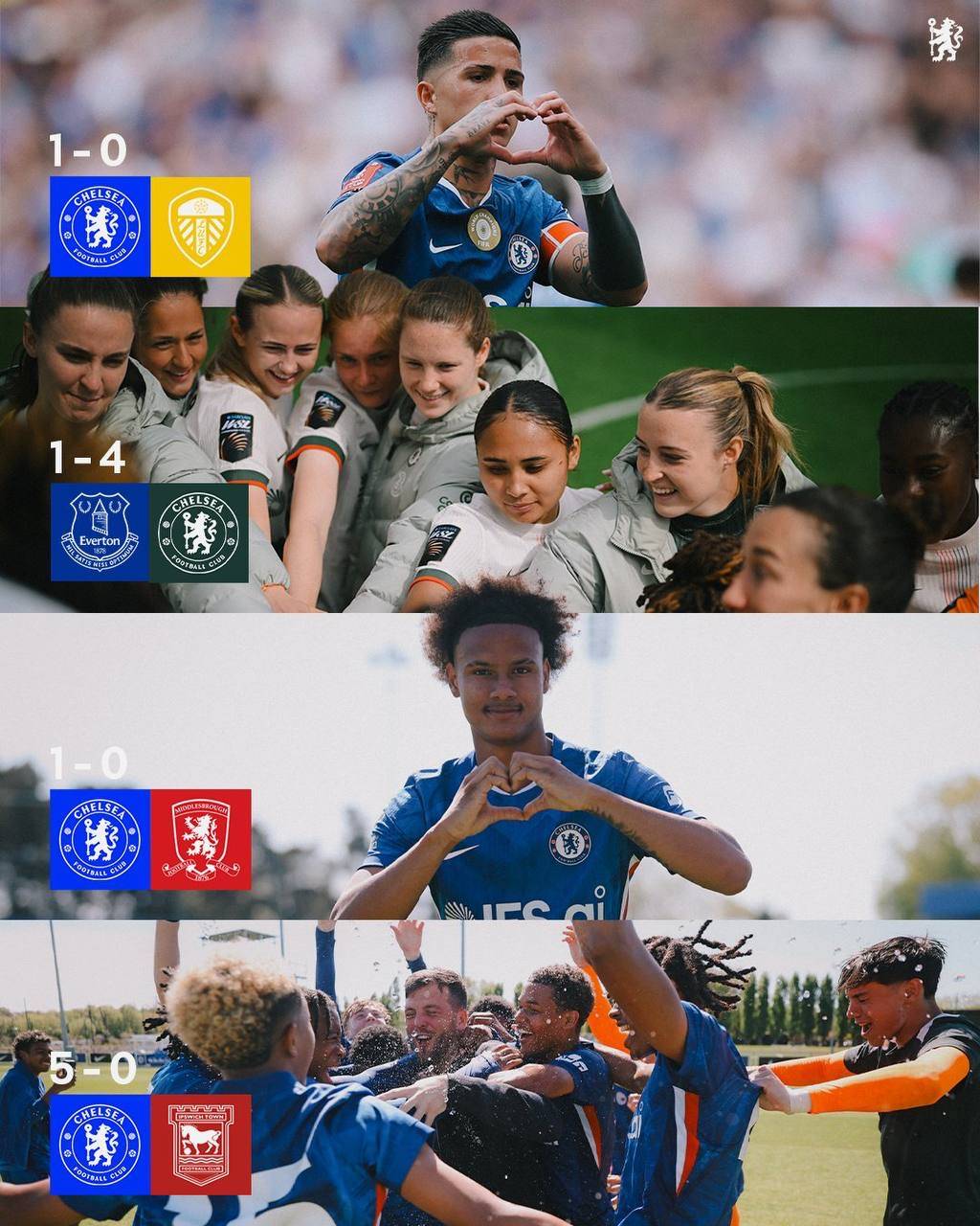 Winning weekend. 💙

#CFC | #Chelsea 

📲 @CFC_ChelseaFC