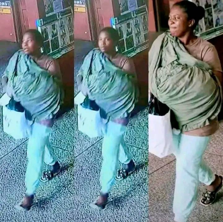 A newborn baby boy was allegedly taken just hours after he was delivered through a C-section. CCTV f...