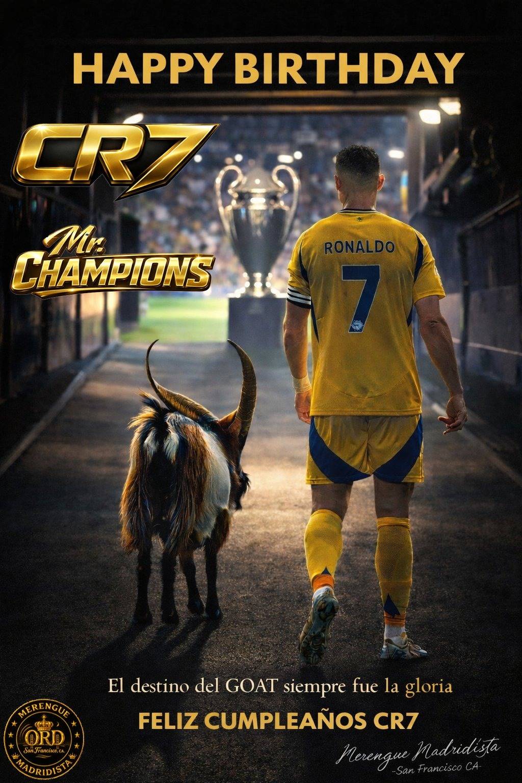 It's world Ronaldo day!
Lisbon!
Manchester!
Madrid!
Turin!
Manchester!
Saudi Arabia!
The GOAT has...