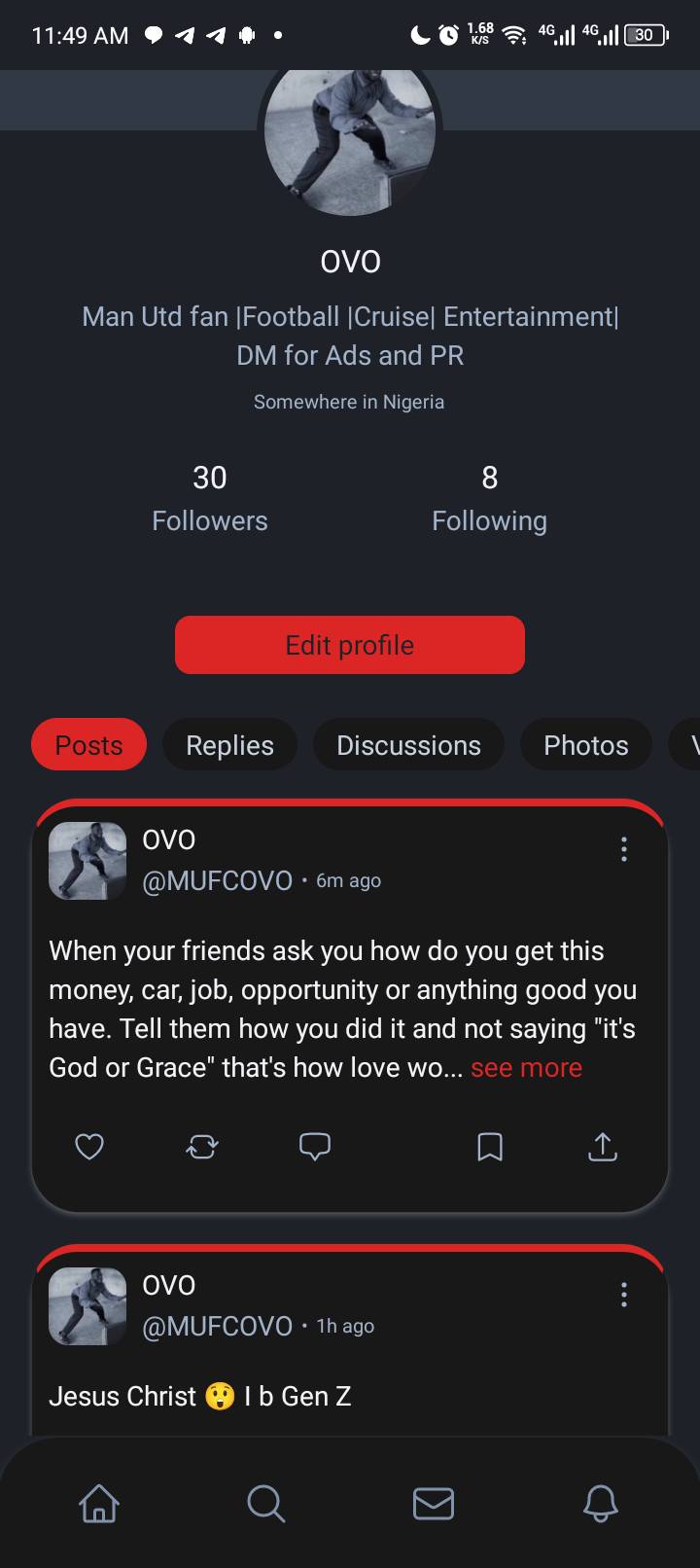 The dark theme on this app is so beautiful..
Update your app now and enjoy this🥰