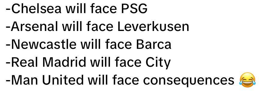 An Arsenal fan sent me this😭