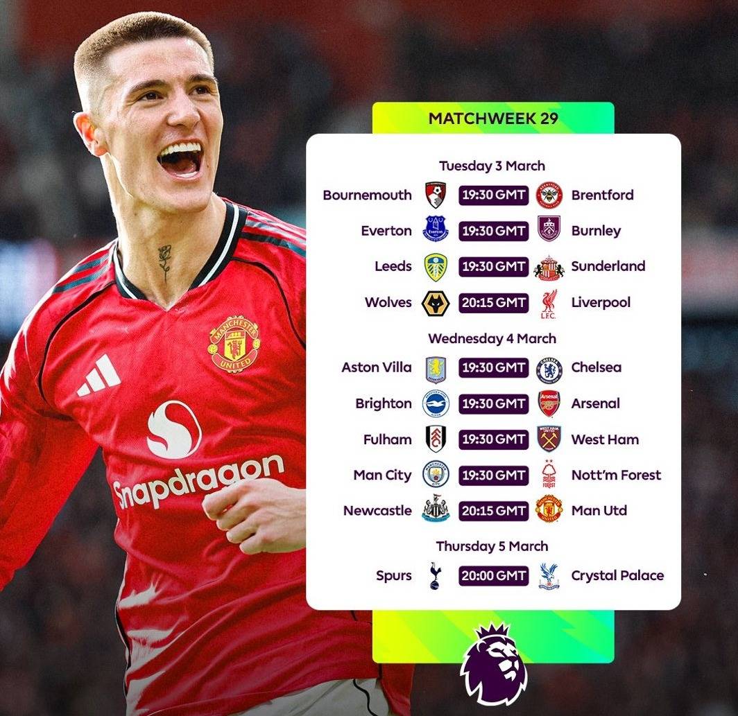 Midweek drama, title pressure, top-four battles, and relegation scraps, everything on the line.
Who...