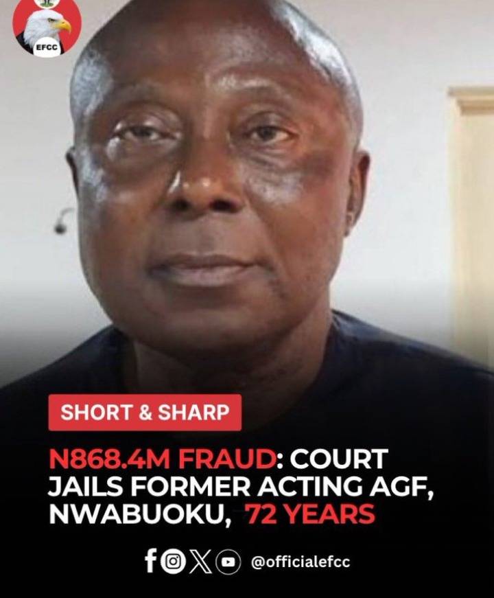 Kudos to the EFCC for a job well-done.๐