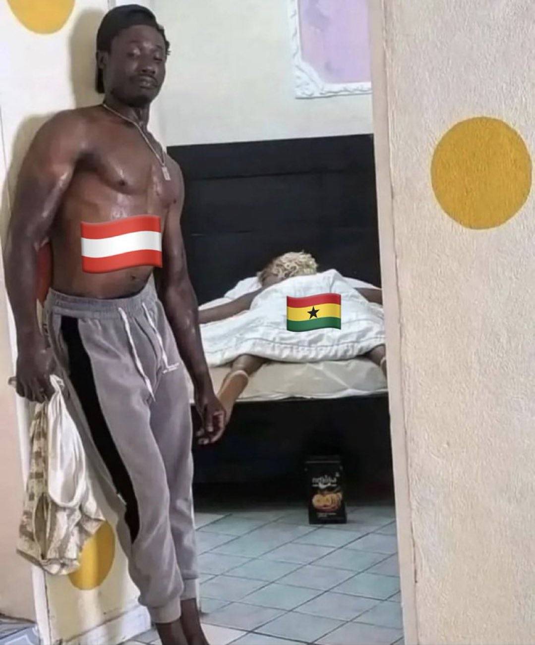 Omo, hand meet Ghana today, una nor hear?😂