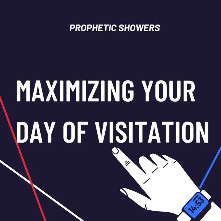 ๐ง PROPHETIC SHOWERS | APRIL 18TH, 2026
MAXIMIZING YOUR DAY OF VISITATION |
๐ LUKE 19:44:
...BECAU...