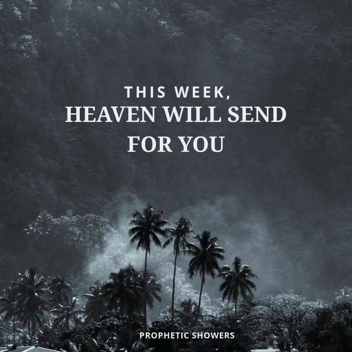 ๐ง PROPHETIC SHOWERS | APRIL 27TH, 2026
THIS WEEK, HEAVEN WILL SEND FOR YOU |
๐ GENESIS 12:2:
AND...