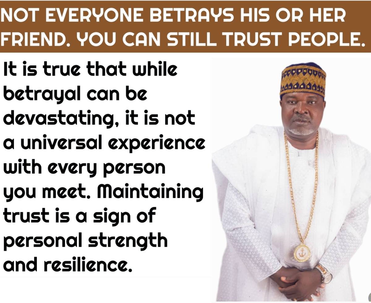 Betrayal is about the betrayer:
A person's choice to lie or break trust is a reflection of their ow...