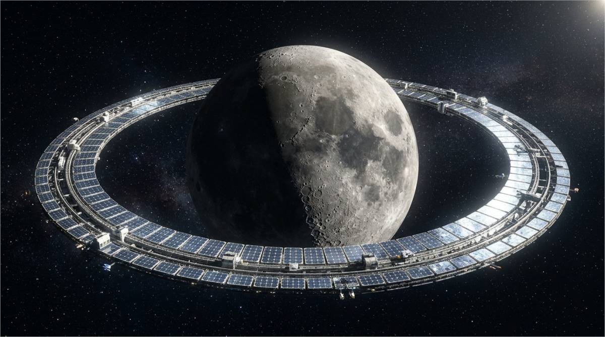 Japan is planning to build a solar ring around the Moon that will power Earth forever.
