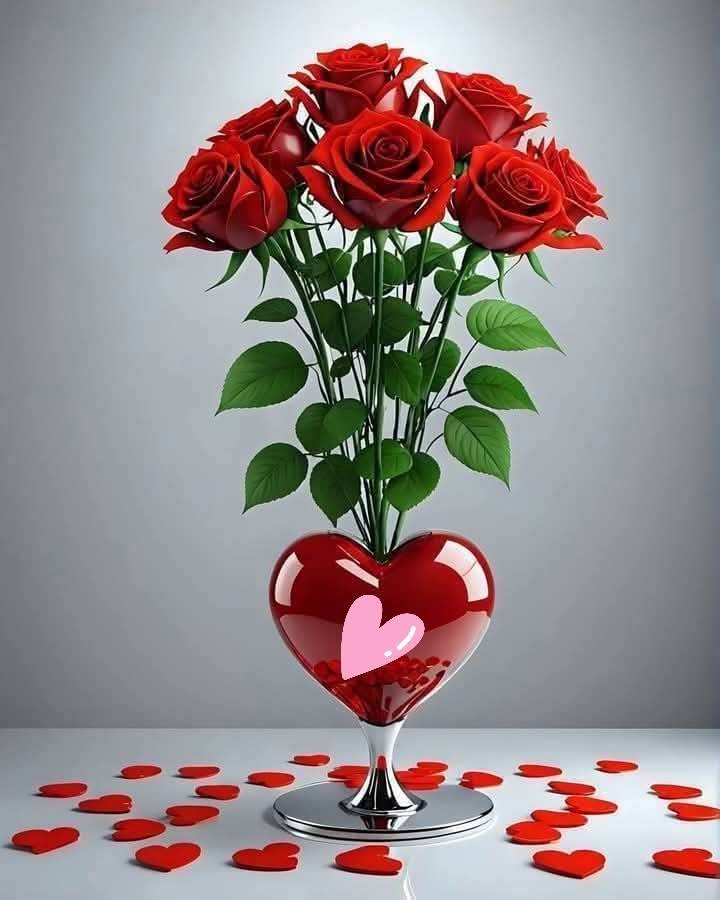 Slow walk to the feat of St Valentine.
Let's spread love in the air