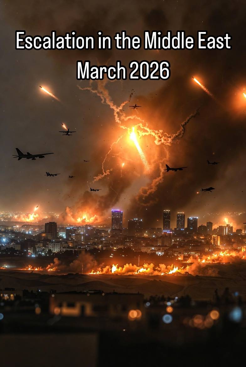 "π¨ DAY 4: Escalation hits new peaks in the US-Israel-Iran war! Israel unleashes simultaneous airstr...