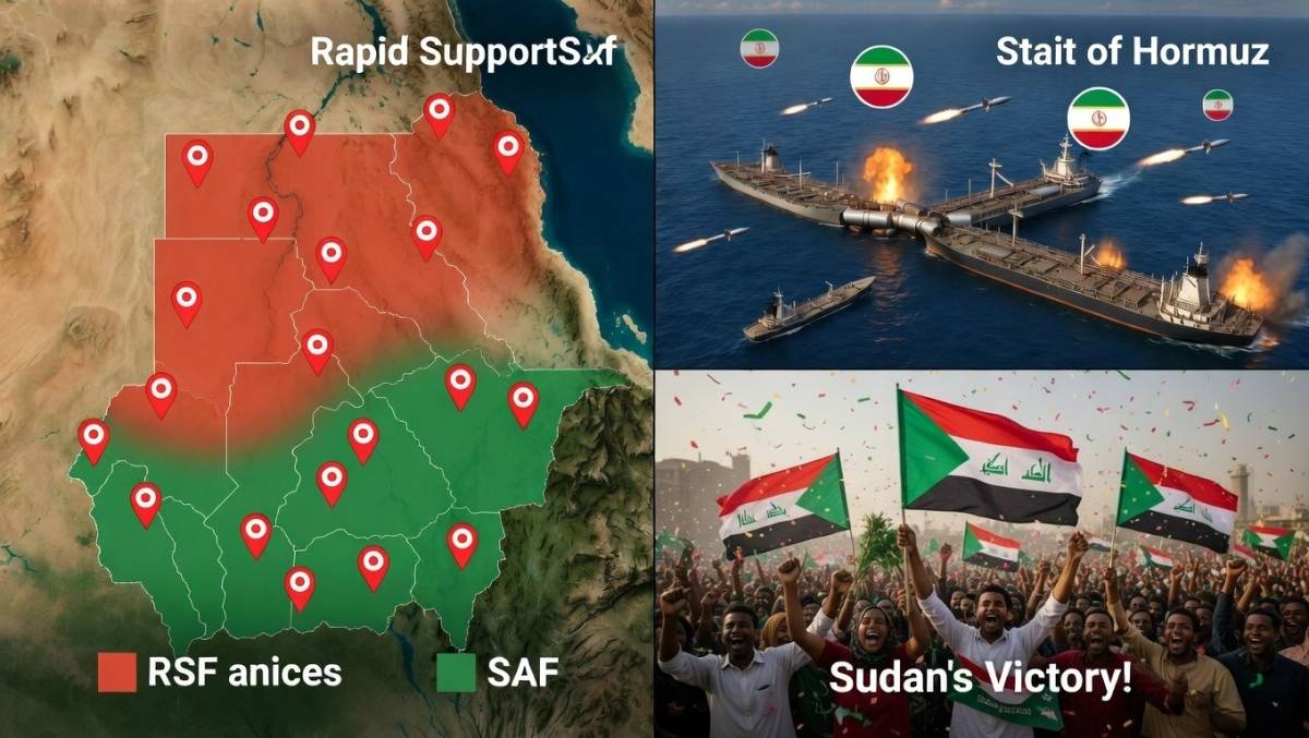 “Brothers and sisters, the war on Iran is secretly helping us reclaim Sudan!
While Iran defends itse...