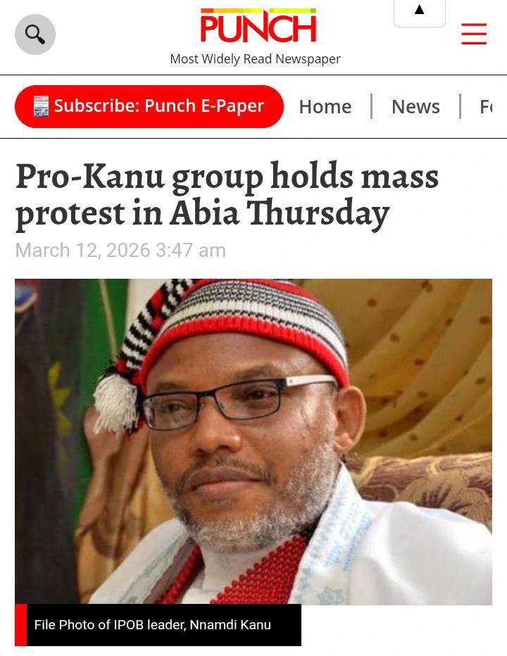 Today's Headlines: Pro-Kanu group holds mass protest in Abia Thursday; Bandit attacks in Katsina lea...