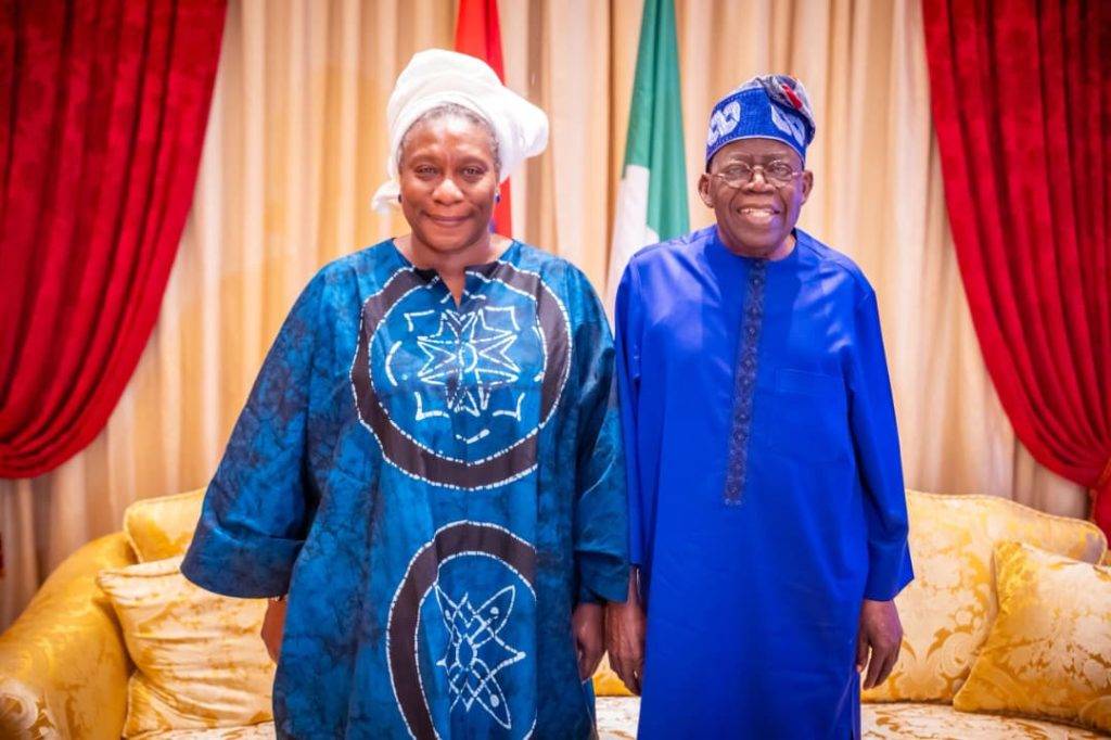 Ogun 2027:iyabo Obasanjo meets President Tinubu in Lagos.
Daughter of former Nigerian president and...
