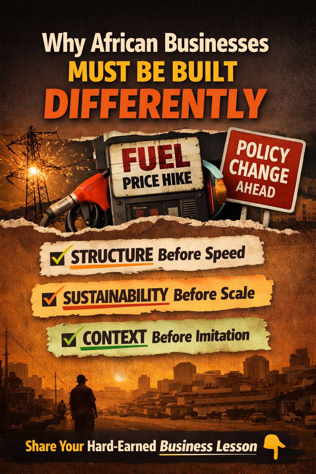 Why African businesses must be built differently

Most business advice ignores African realities. It...