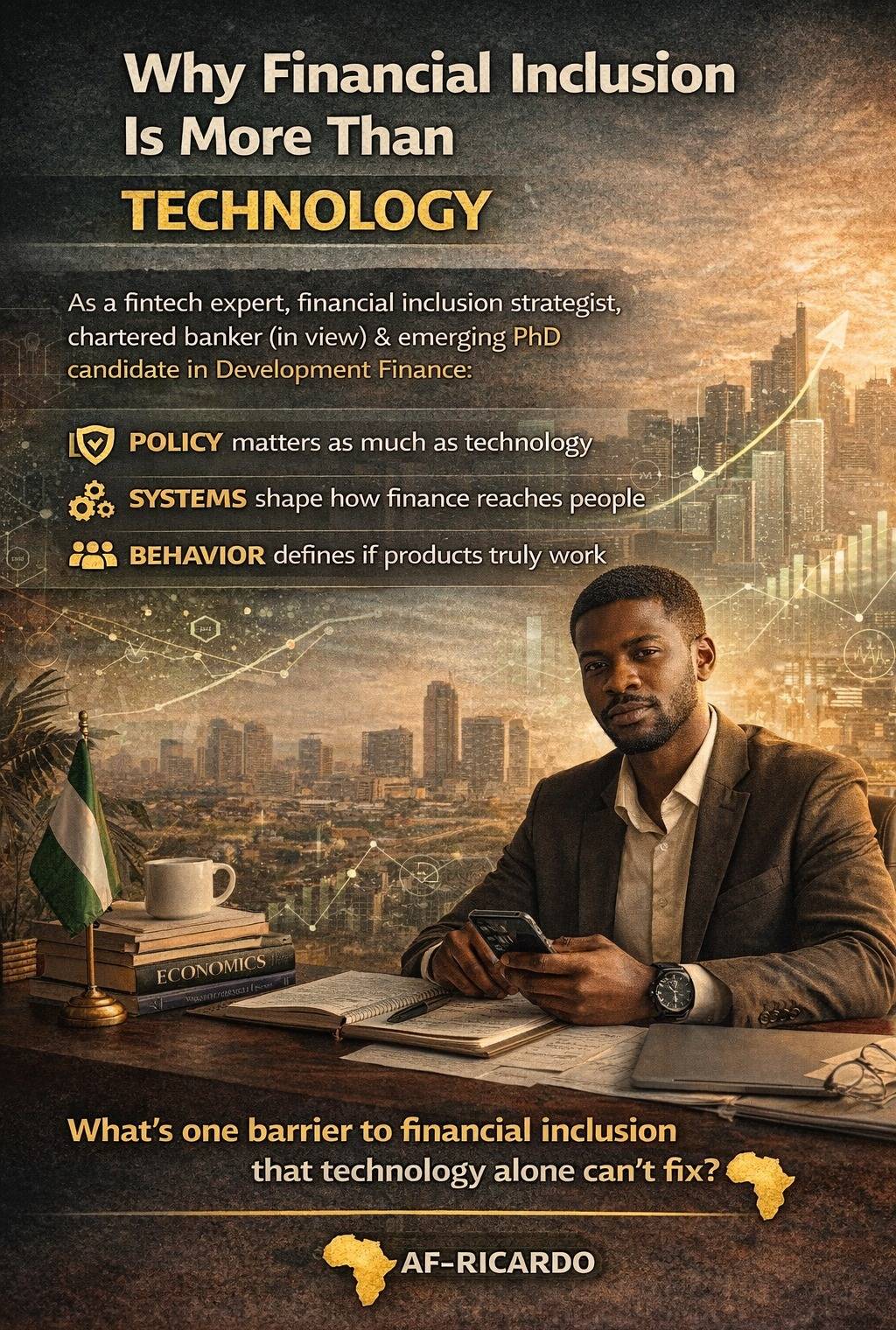 Why financial inclusion is more than technology
Fintech has taught me that inclusion isn’t a softwa...