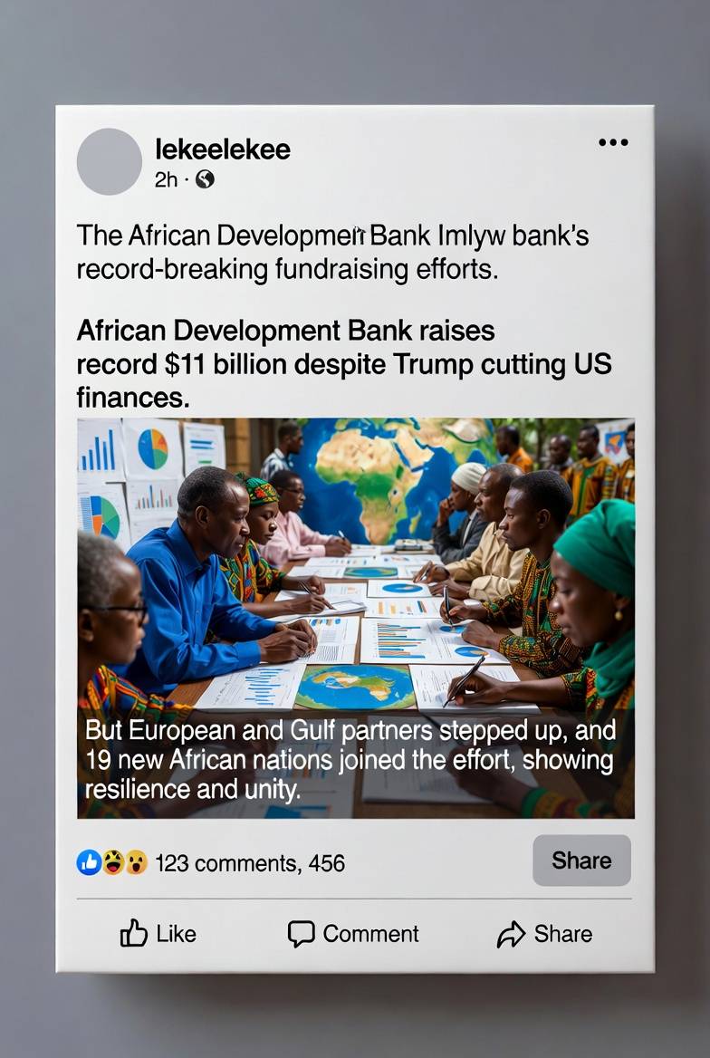 Trump cut US funding to the African Development Fund. Despite that, the African Development Bank jus...