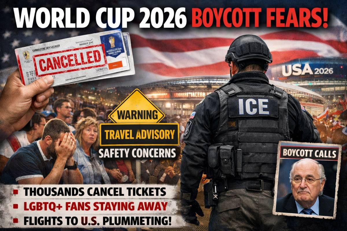 Tens of thousands of fans have already cancelled their 2026 World Cup tickets amidst a growing boyco...