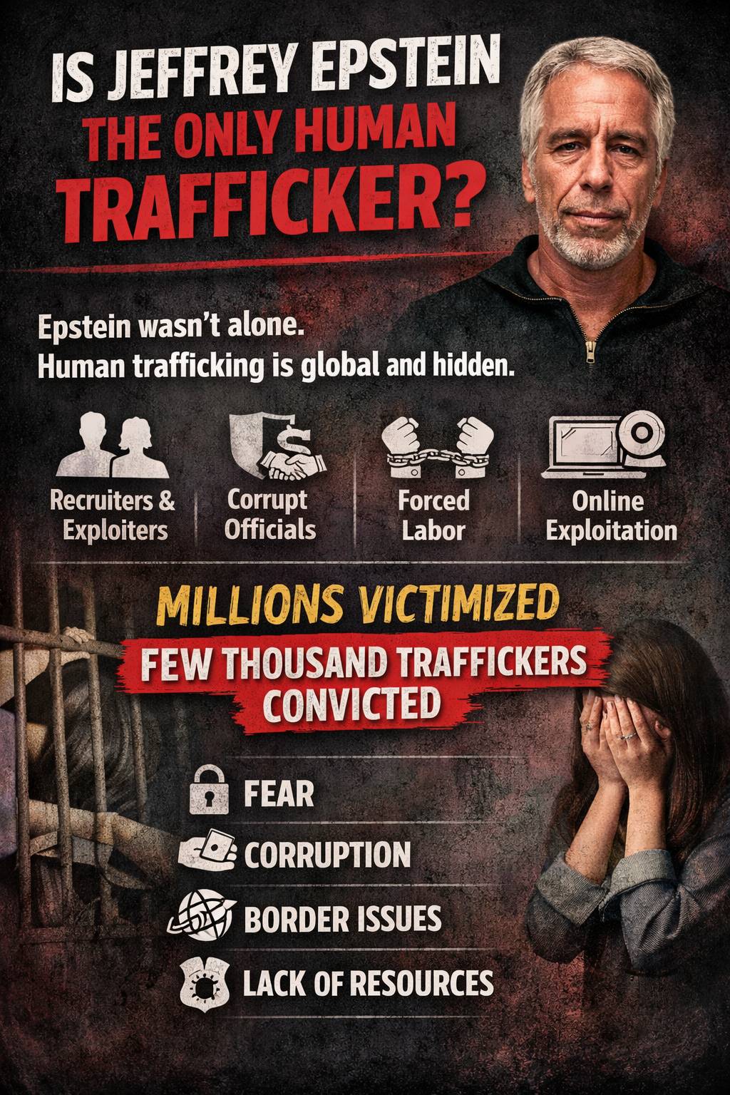 Is Jeffrey Epstein the Only Human Trafficker?
Jeffrey Epstein wasn’t alone. Human trafficking is a g...