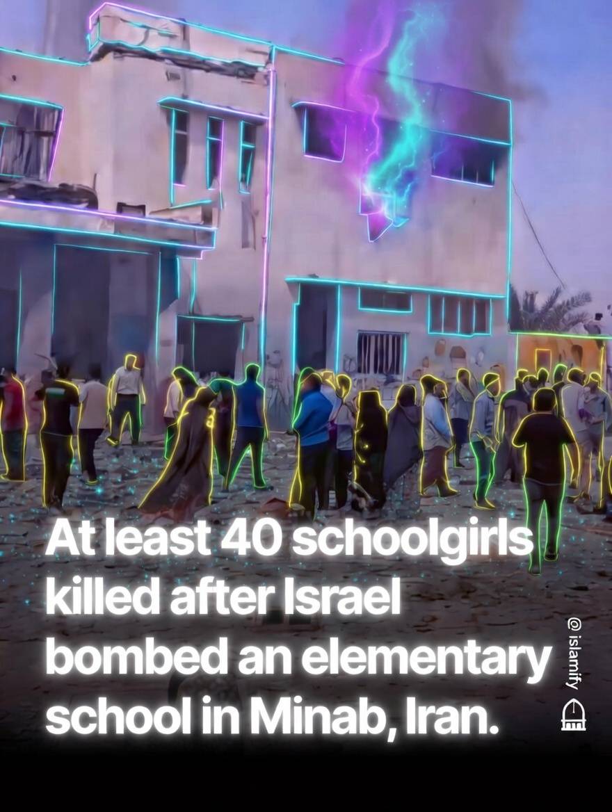 Israel bombs school