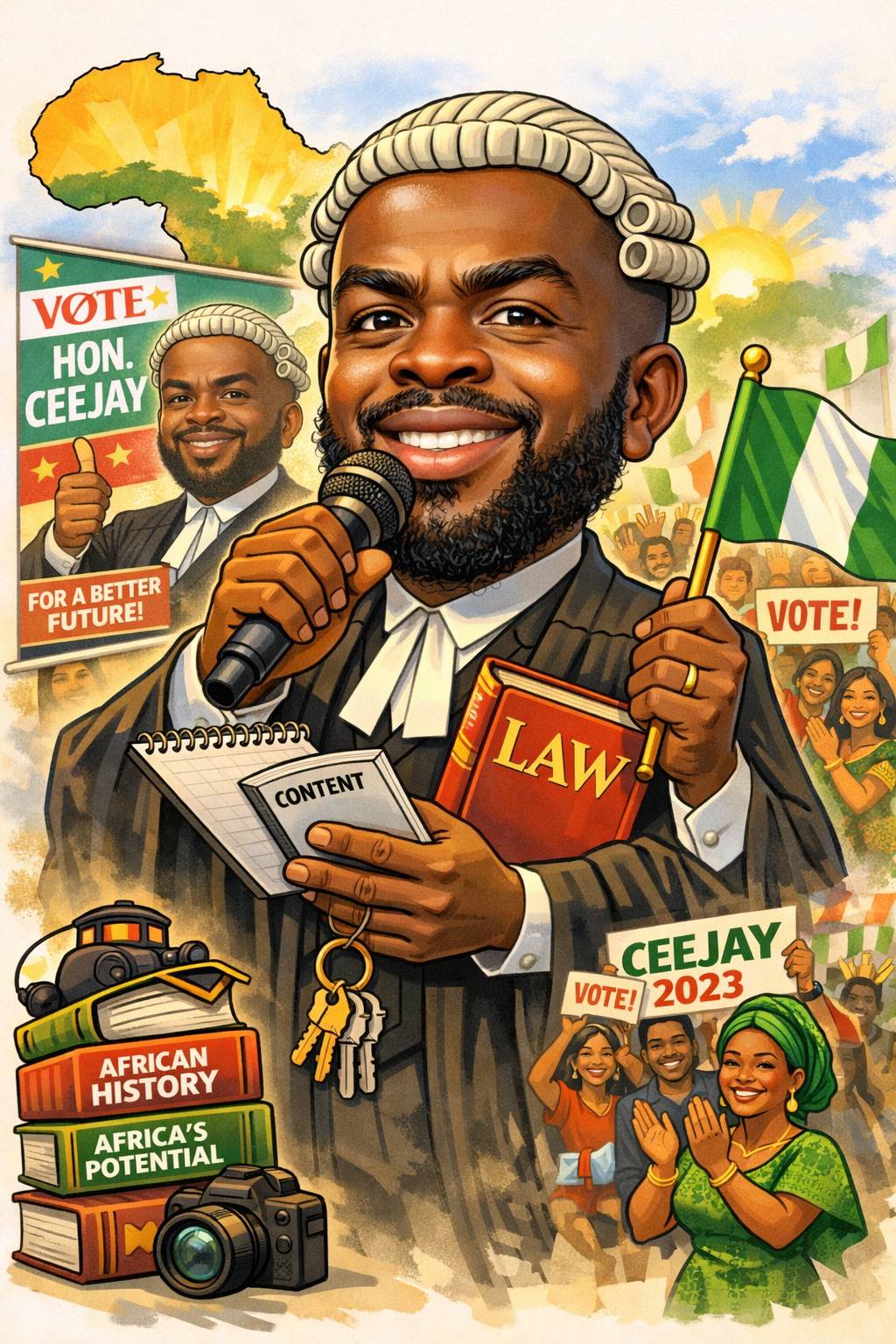 So today I asked ChatGPT to create a caricature of everything it knows about me, and this was the r...