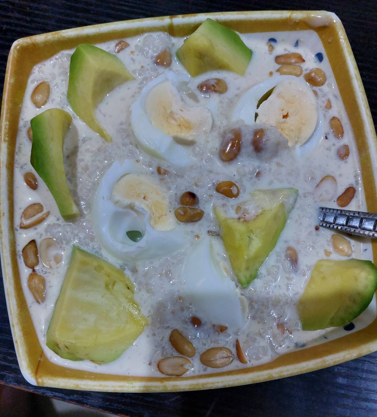 New Dinner recipe by Frank Ofili
To be taken at least 3 hours before bed time.
Oat+Milk+Egg+Avocad...