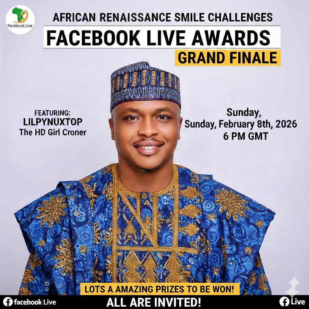 π THE GRAND FINALE IS LIVE! π
African Renaissance Smile Challenges Awards. Celebrating joy & excel...