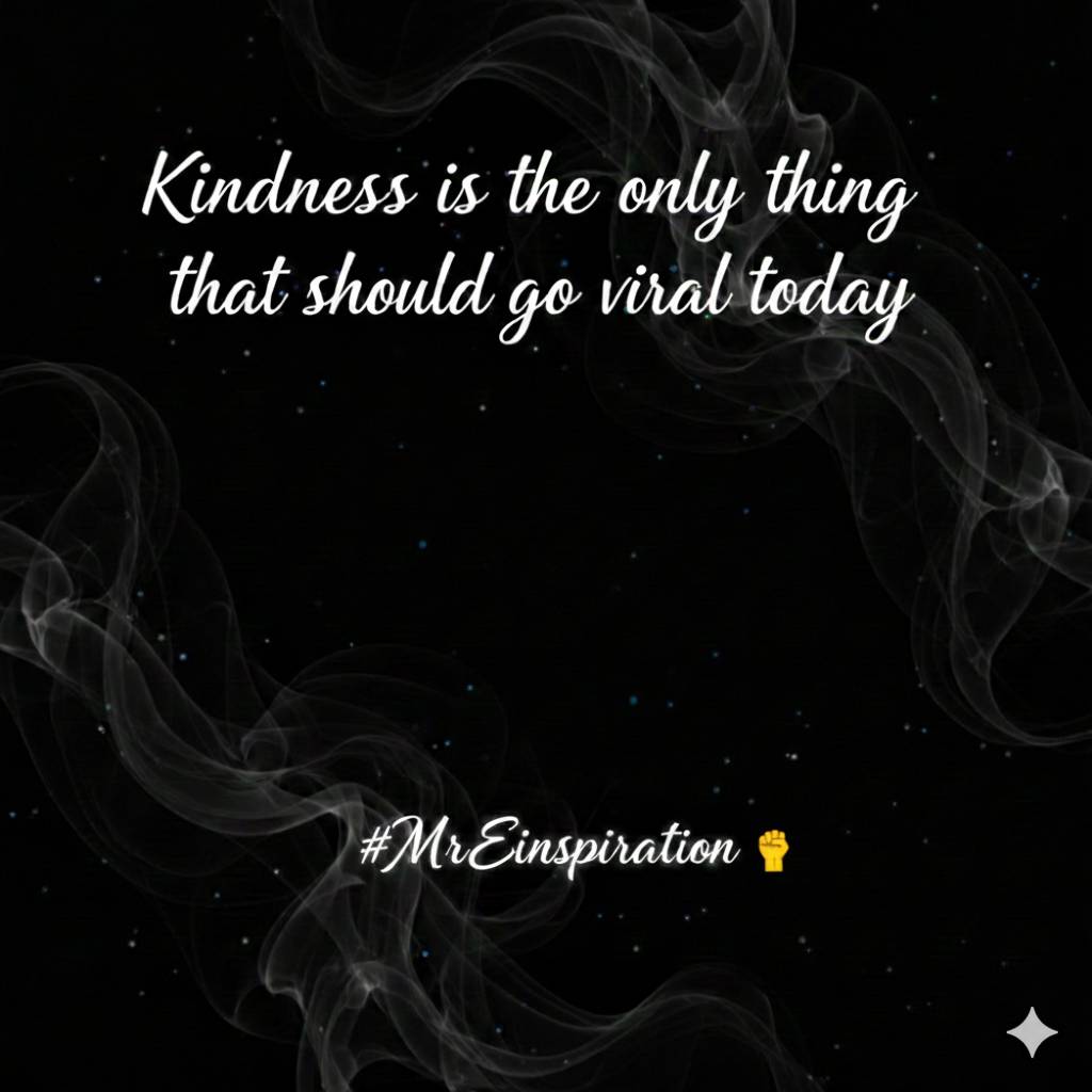 Kindness is the heartbeat of the African Renaissance and as we step out today pleas let's be kind to...