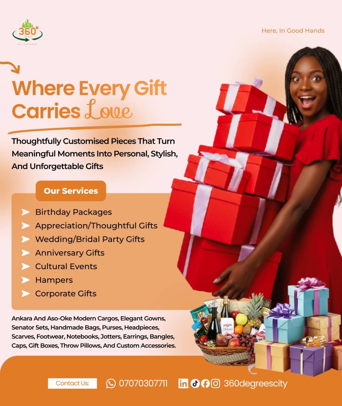 360DegreesCity Loved Ones Gift Collection
Give your loved ones a gift that feels personal, stylish...