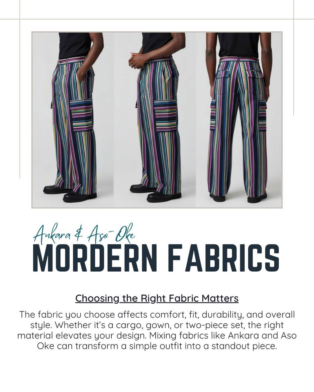 The secret to a perfect outfit starts with the right fabric
From Ankara to Aso Oke and modern mixed...
