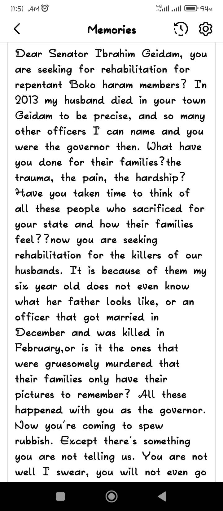 This screenshot written in 2020 is the frustration of a widow whose husband was a classmate of mine....