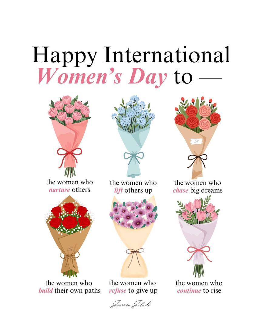 Happy International Women's Day to Us πΉππ€©πΊ
Theme: Give to Gain β¨