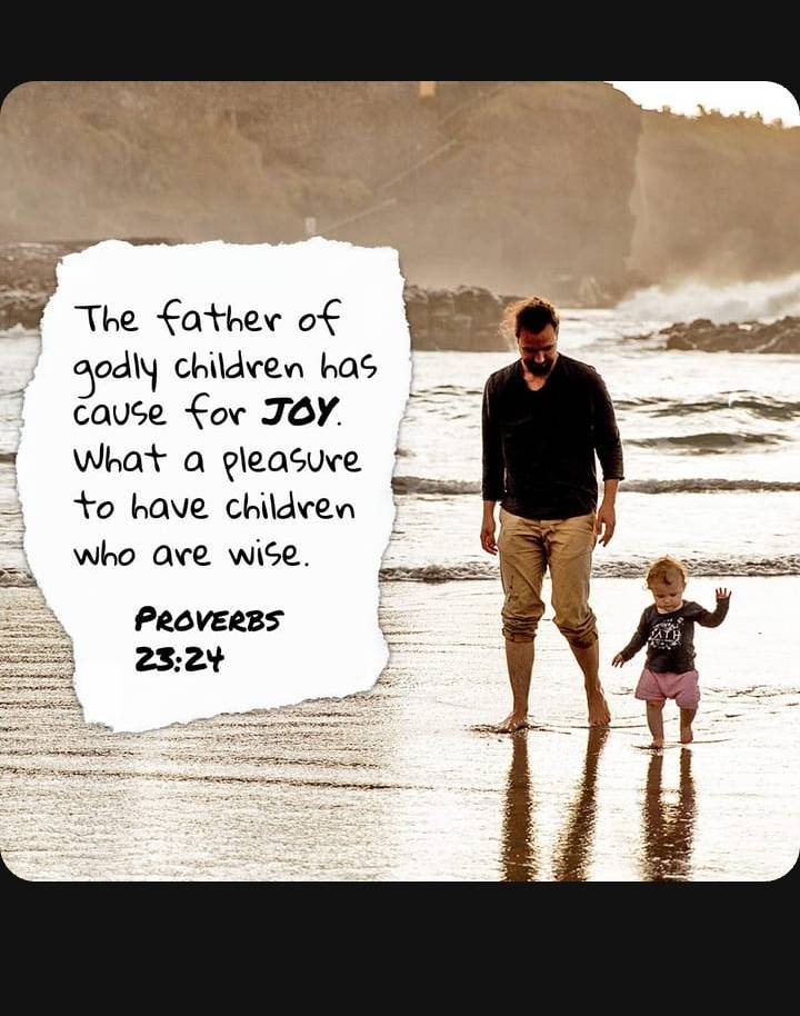 There's joy at seeing your grow in God's blessings.