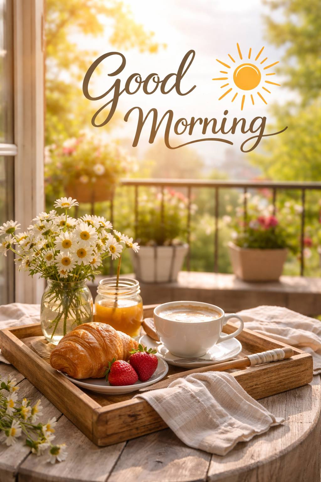 “Good morning — today is another chance to build the life you once only dreamed about.” ☀️✨