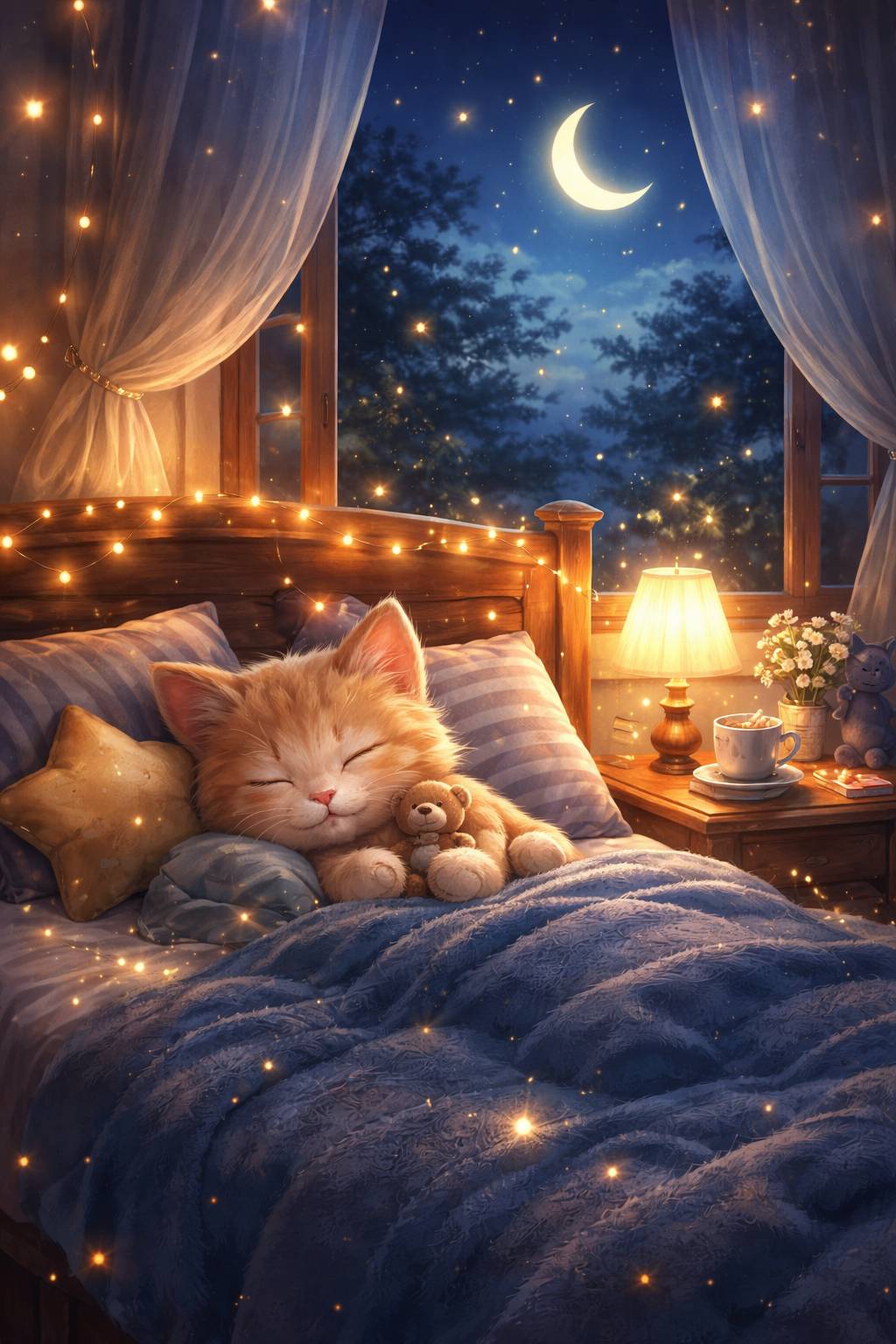 🌙 “Rest tonight… tomorrow is another chance to become the person you promised yourself you would be...