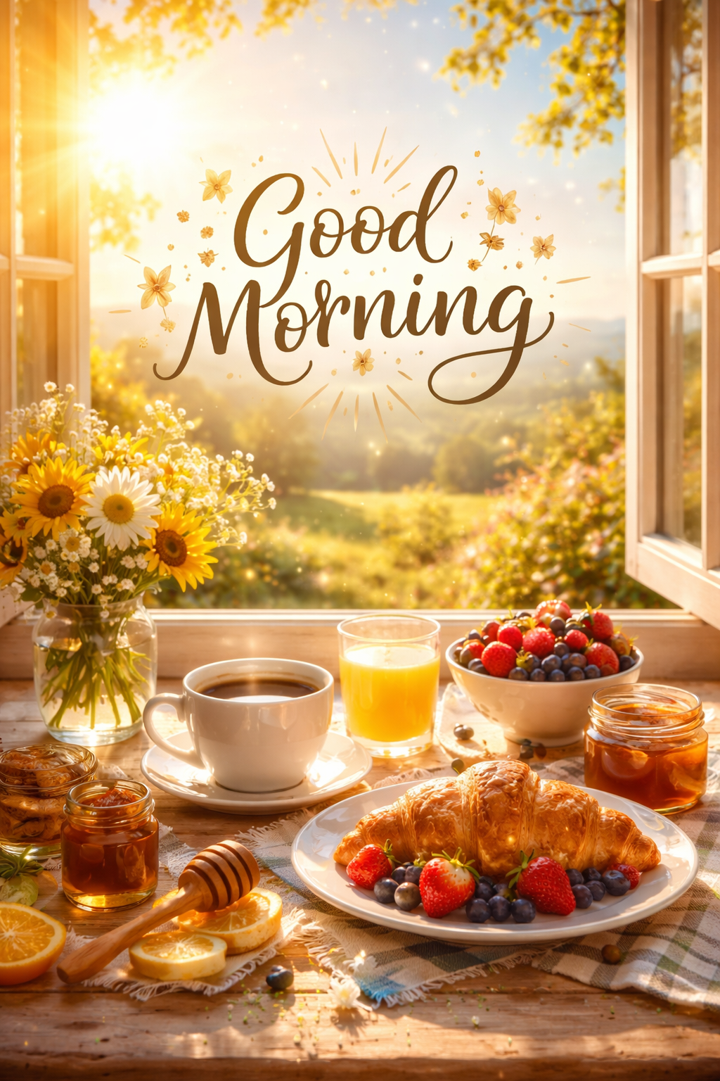 Good morning ๐
May today bring you clarity, favor, and unstoppable progress.