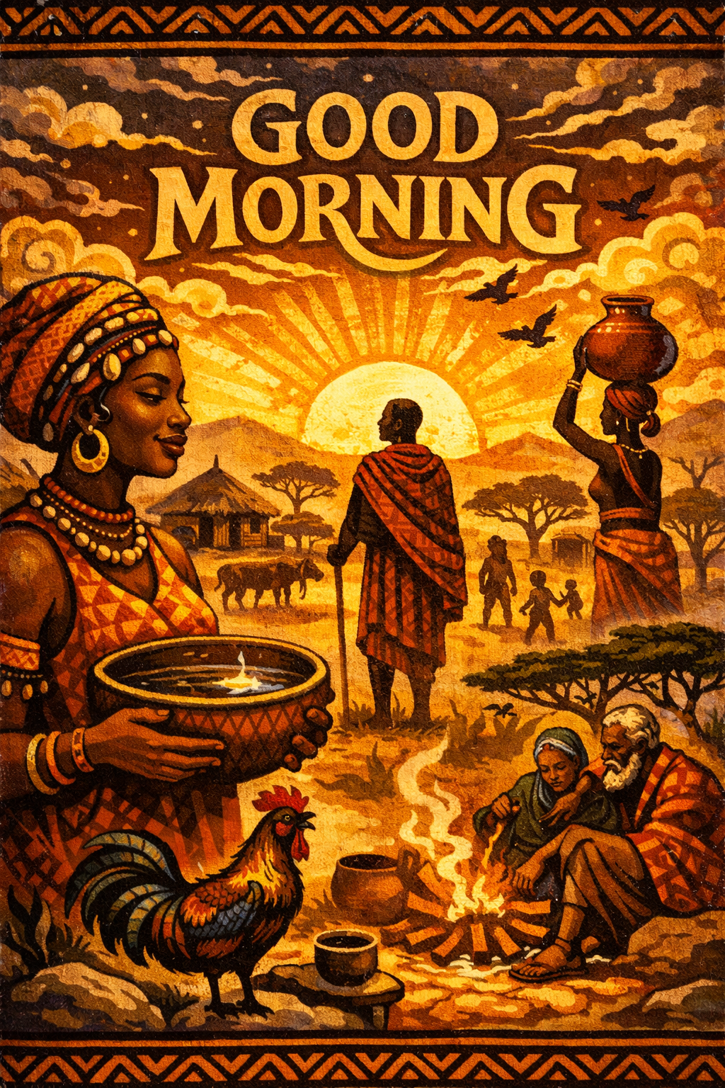 Morning rises not just with the sun but with the strength of those who choose hope again. Good morni...