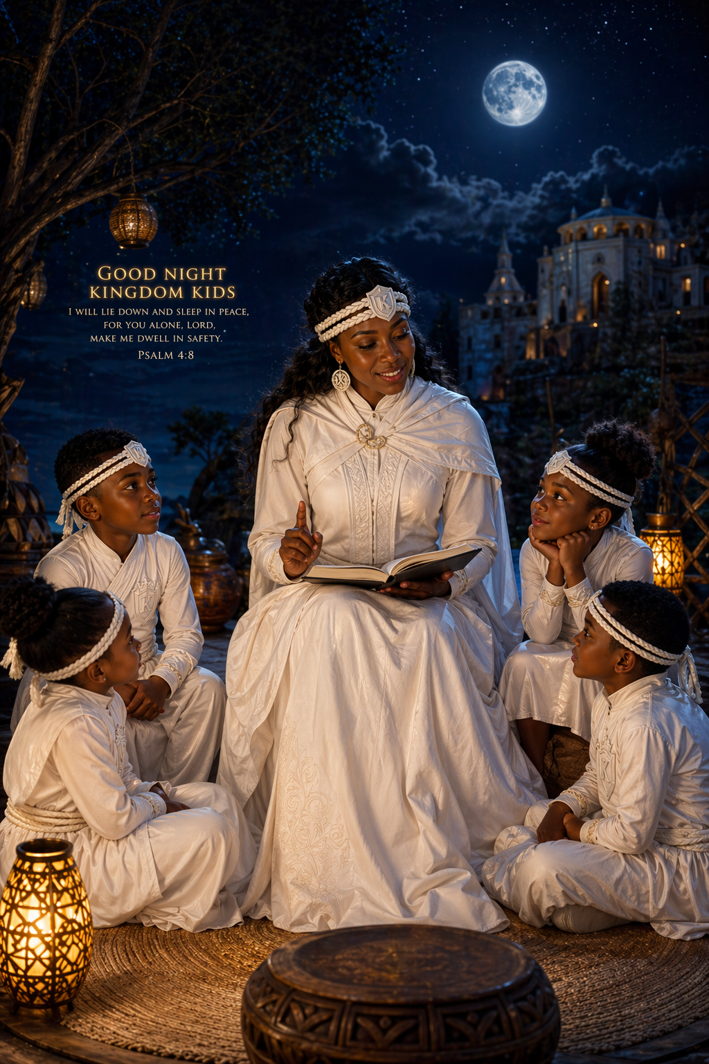 Good night… where love is taught, stories are shared, and tomorrow is being raised tonight.