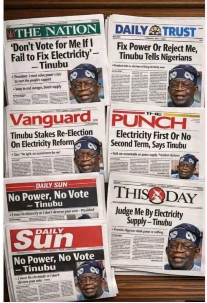 If you vote Tinubu for second term it means your brain is not working well
He told you not to vote...