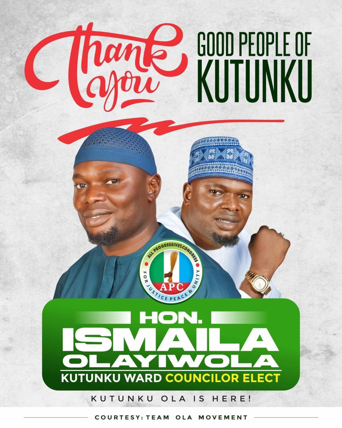 Yoruba man becomes councillor in gwagwalada Abuja
